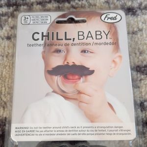 Moustache teether